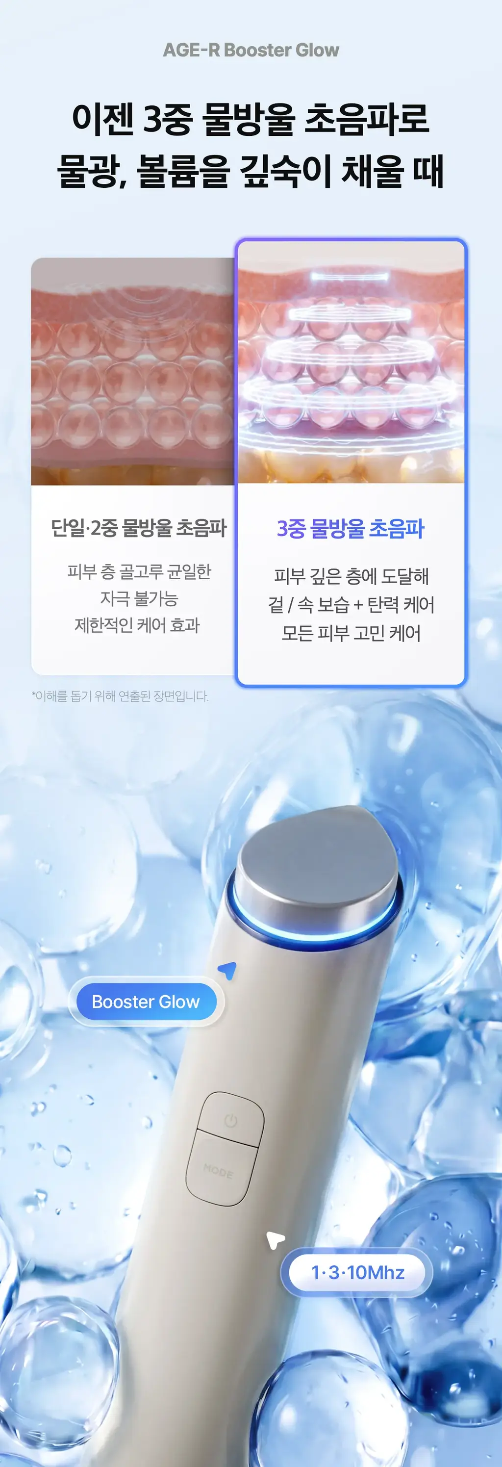 [7월 올영픽] [물방울초음파] 메디큐브 에이지알 부스터 글로우 (로즈핑크/그레이) 상세페이지 26